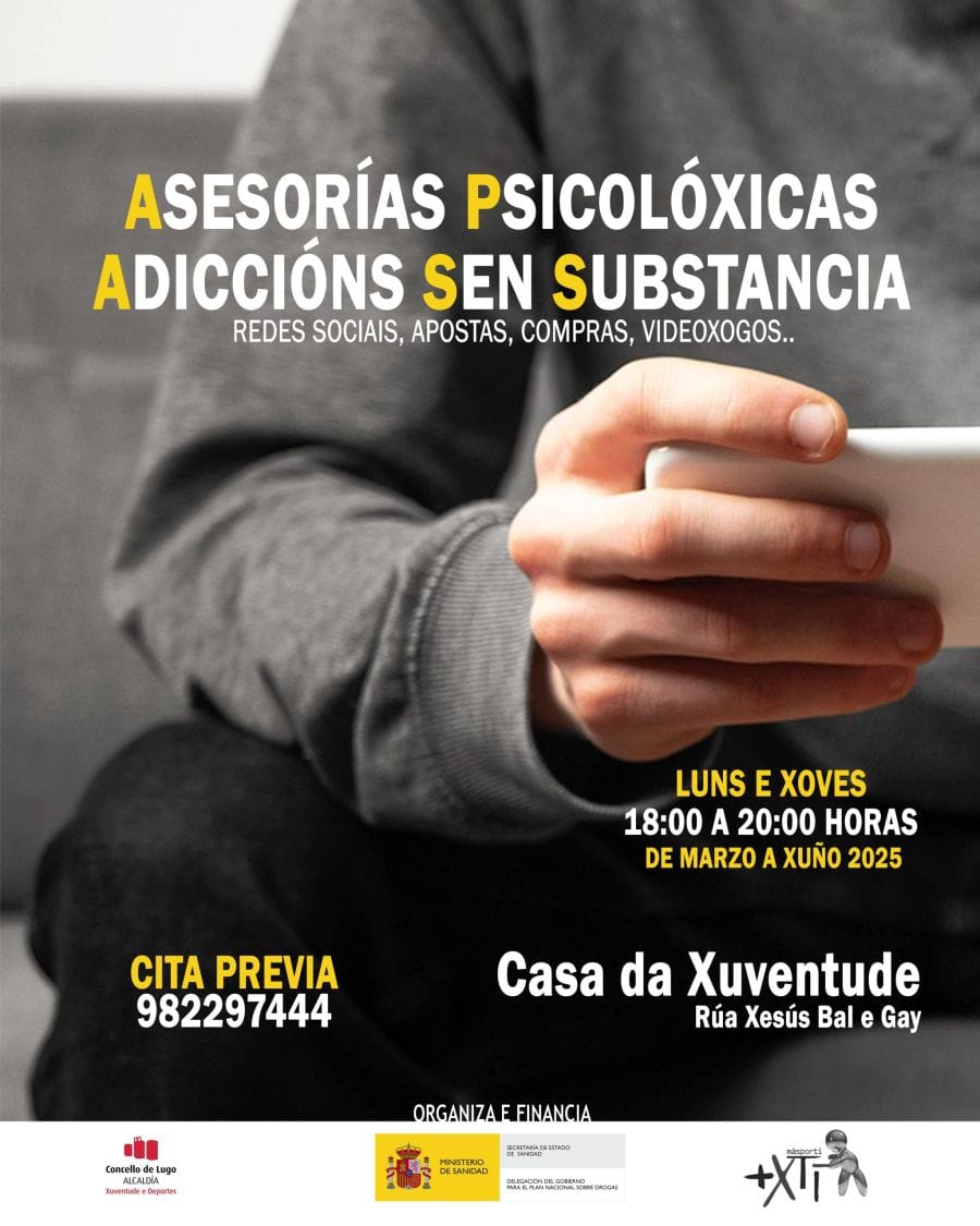 Asesorías psicolóxicas | ADICCIÓNS SEN SUBSTANCIA