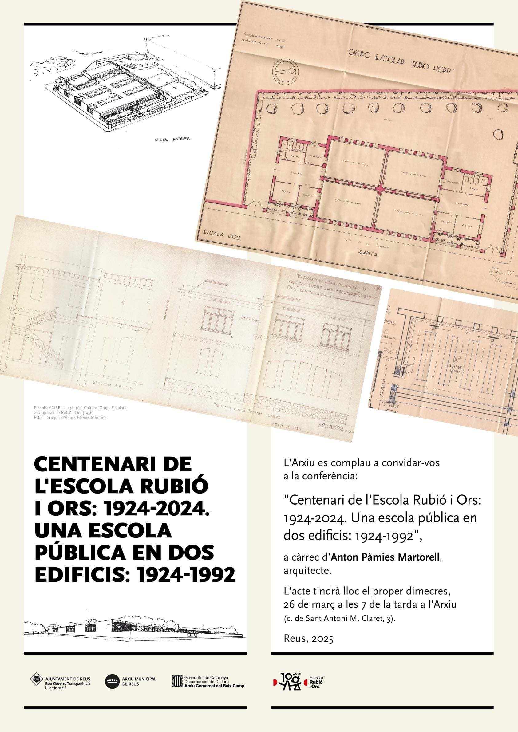 Conferencia: Centenario de la Escuela Rubi贸 y Oros: 1924-2024