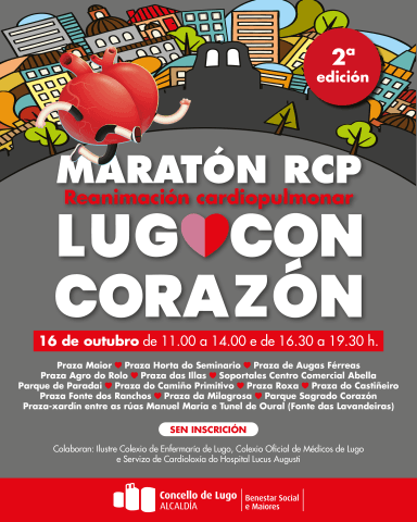II Maratón RCP 'Lugo con Corazón'