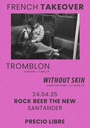 Concierto de las bandas francesas Tromblon y Without Skin