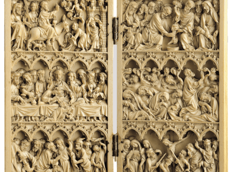 El arte de la eboraria y el Díptico de la Pasión de la catedral-Museo de la Iglesia de Oviedo
