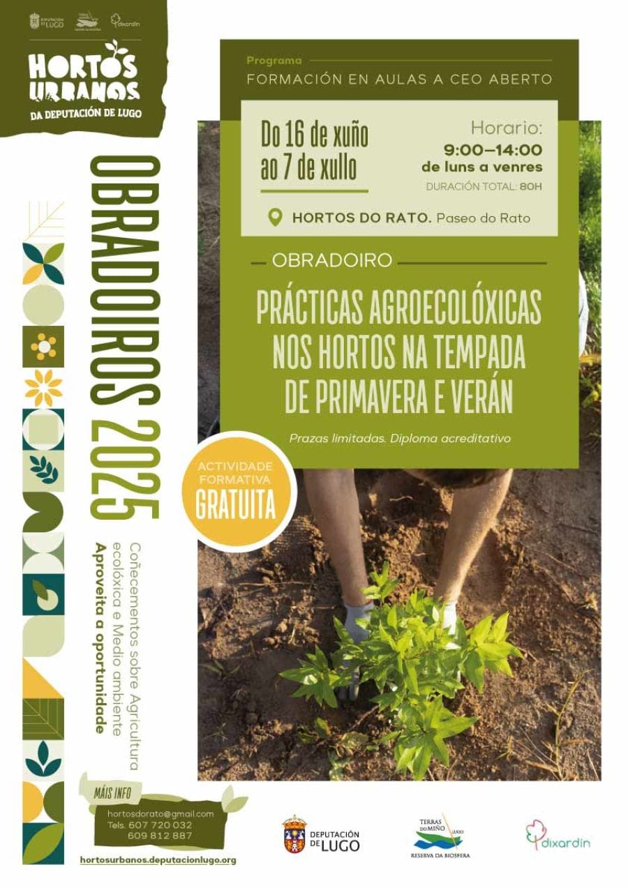 PRÁCTICAS AGROECOLÓXICAS NOS HORTOS NA TEMPADA DE PRIMAVERA E VERÁN