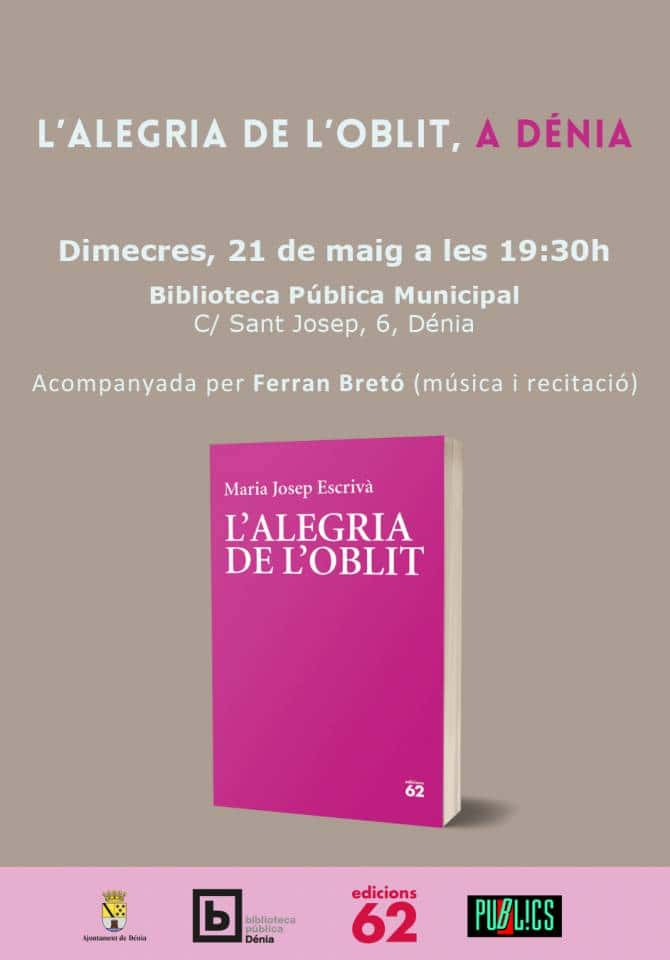 Presentación-recital de Maria Josep Escrivà