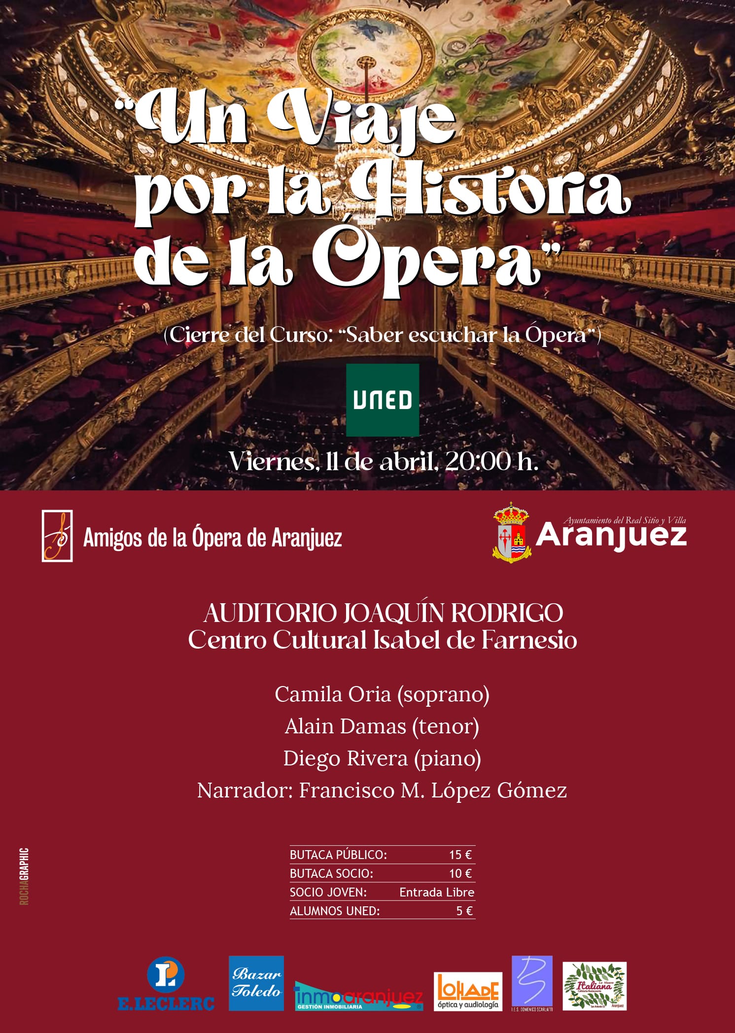UN VIAJE POR LA HISTORIA DE LA ÓPERA. AMIGOS DE LA ÓPERA