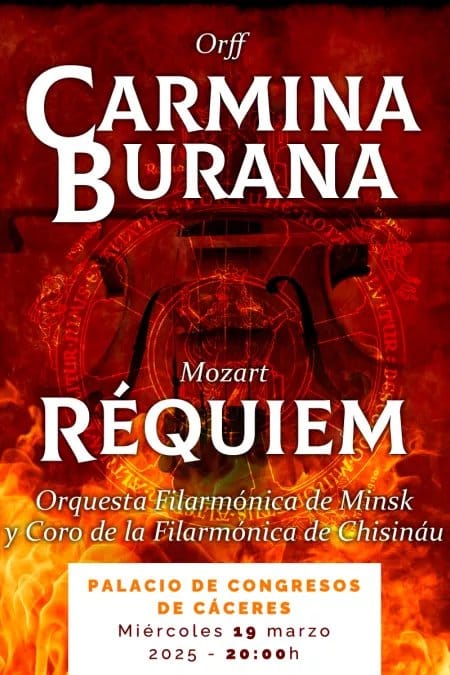 CARMINA BURANA / REQUIEM de MOZART