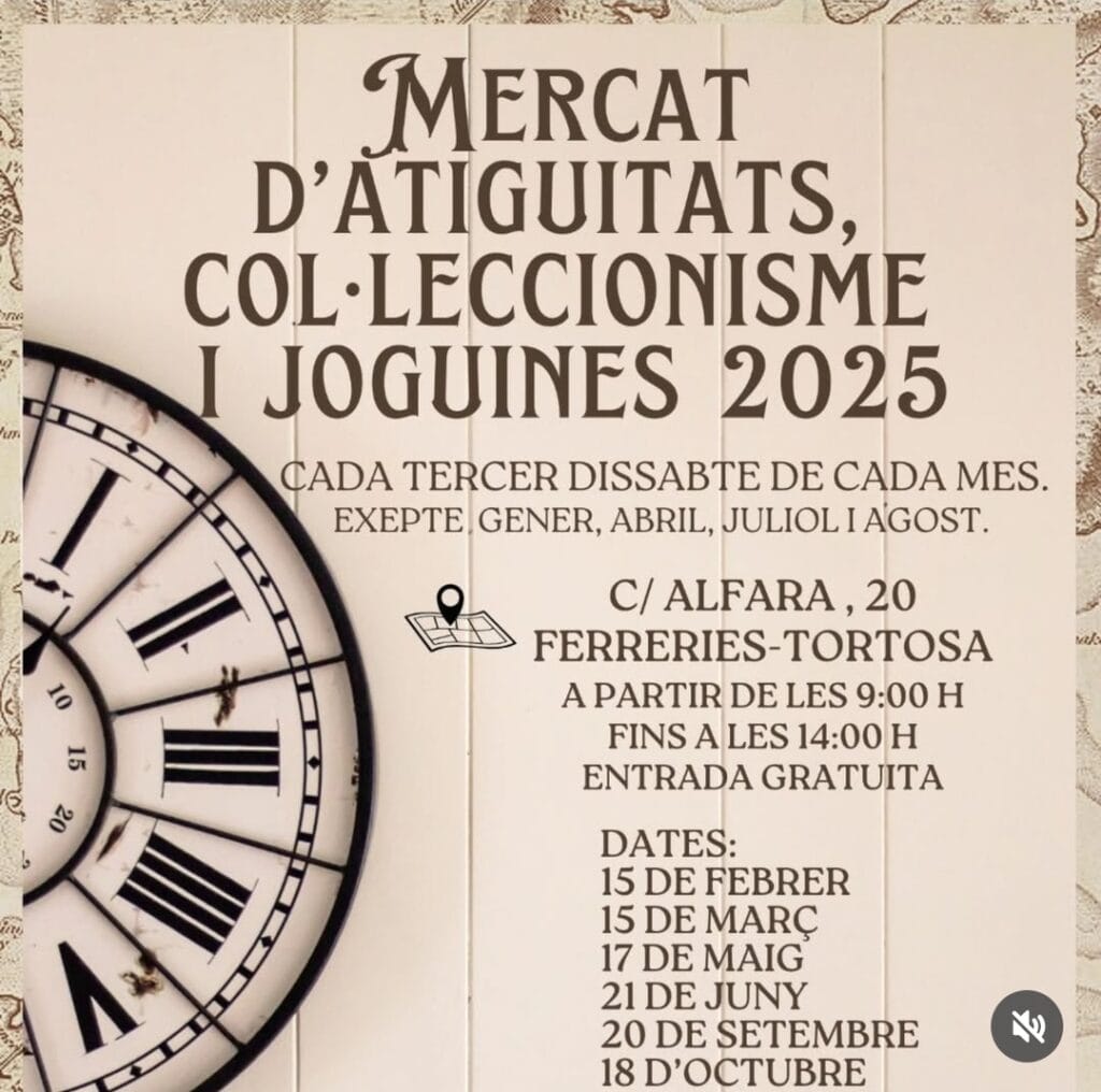 Mercat d’Antiguitats i Col·leccionisme a Ferreries