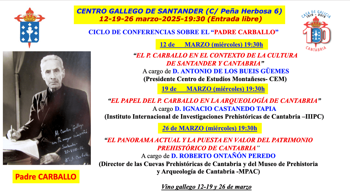 "El panorama actual y la puesta en valor del patrimonio prehistórico de Cantabria”, conferencia de Roberto Ontañón