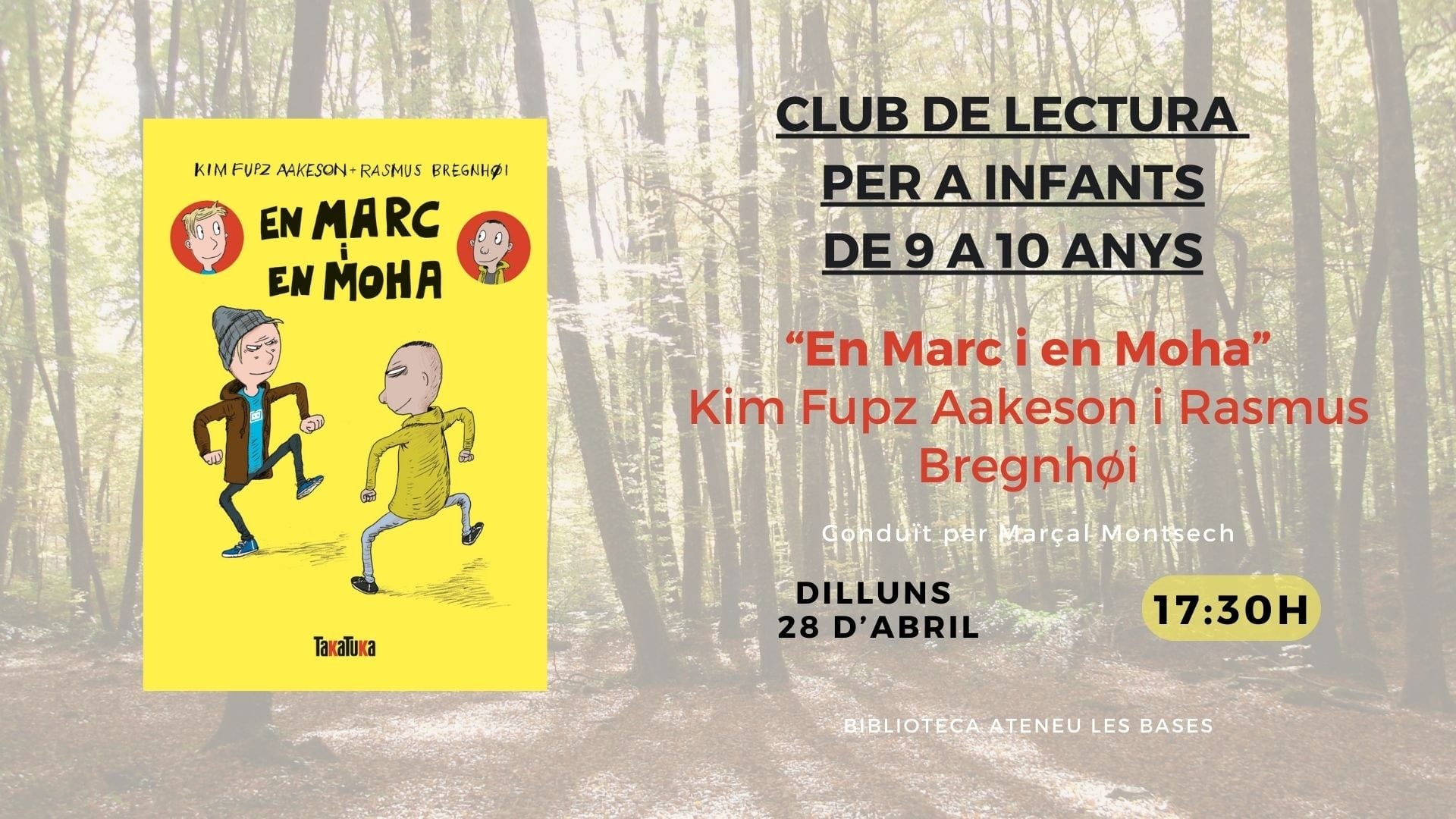 Club de Lectura. Infants de 9 a 10 anys