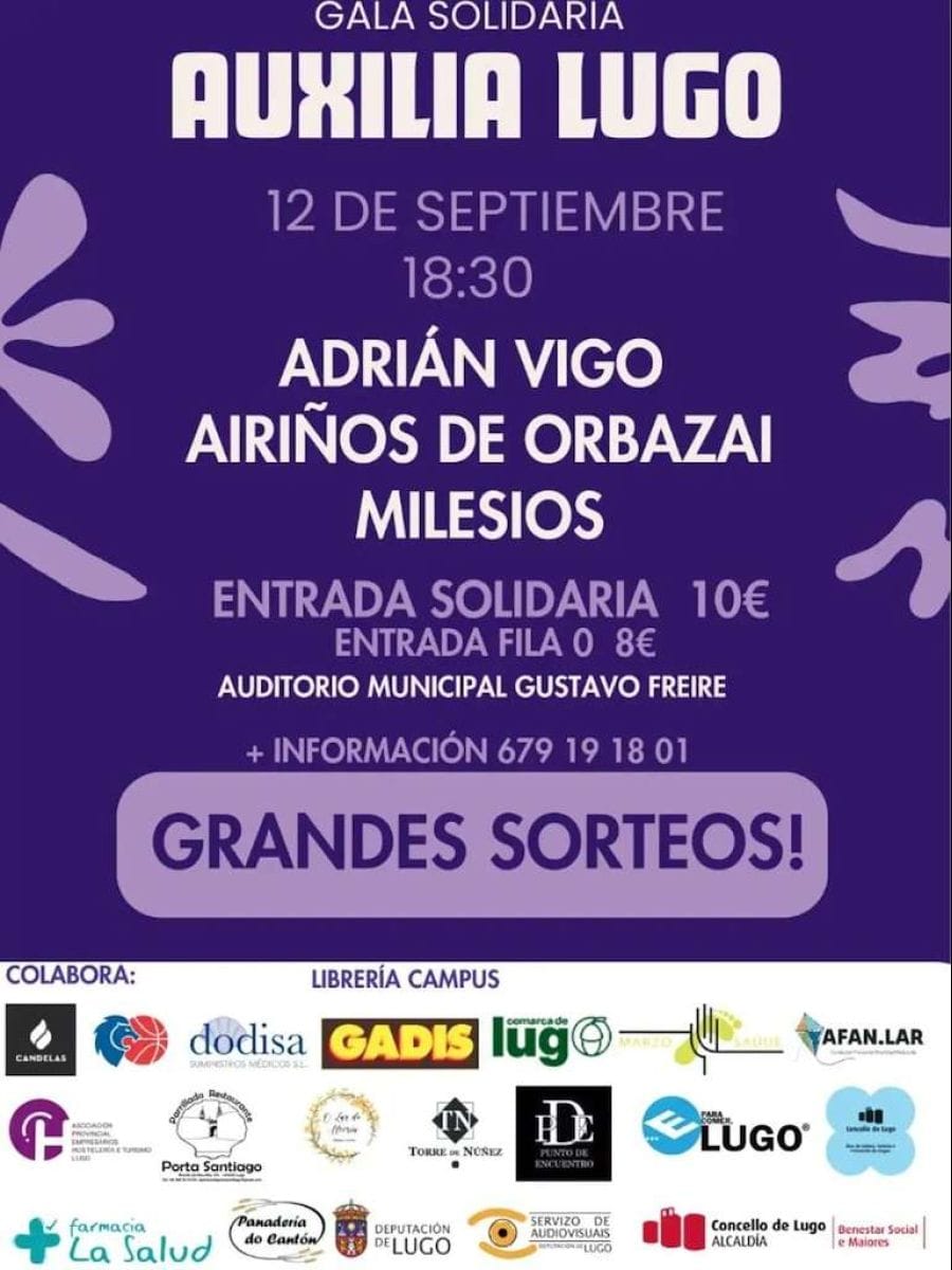 Gala Solidaria Auxilia Lugo