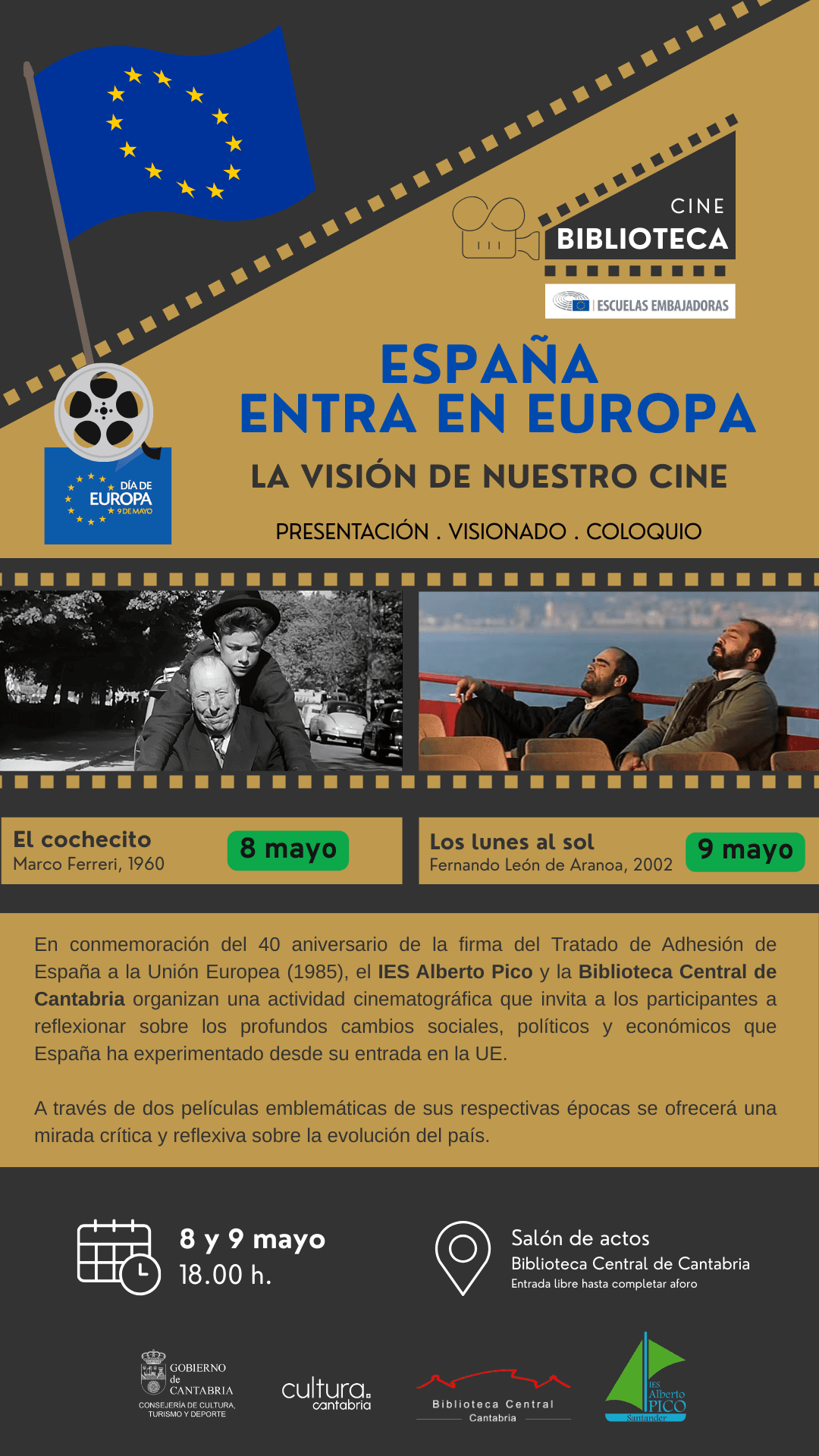 España entra en Europa: la visión de nuestro cine. Proyección de "El cochecito"