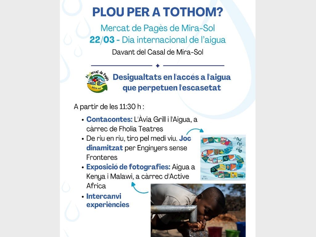 Plou per a tothom? Desigualtats en l'accés a l'aigua que perpetuen l'escassetat