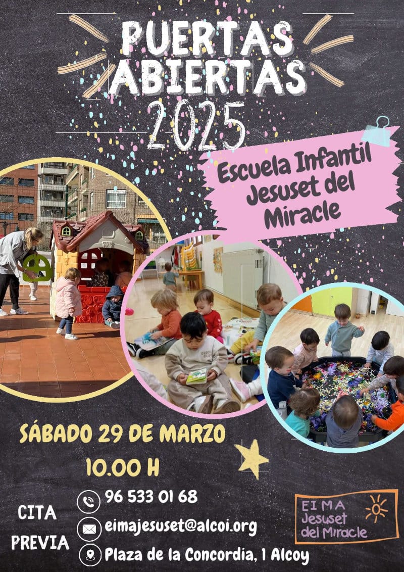 Jornada de puertas abiertas en la Escuela Infantil Municipal Jesuset del Miracle