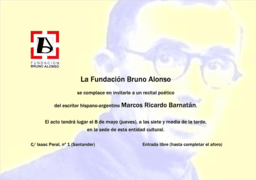 Recital poético del escritor Marcos Ricardo Barnatán