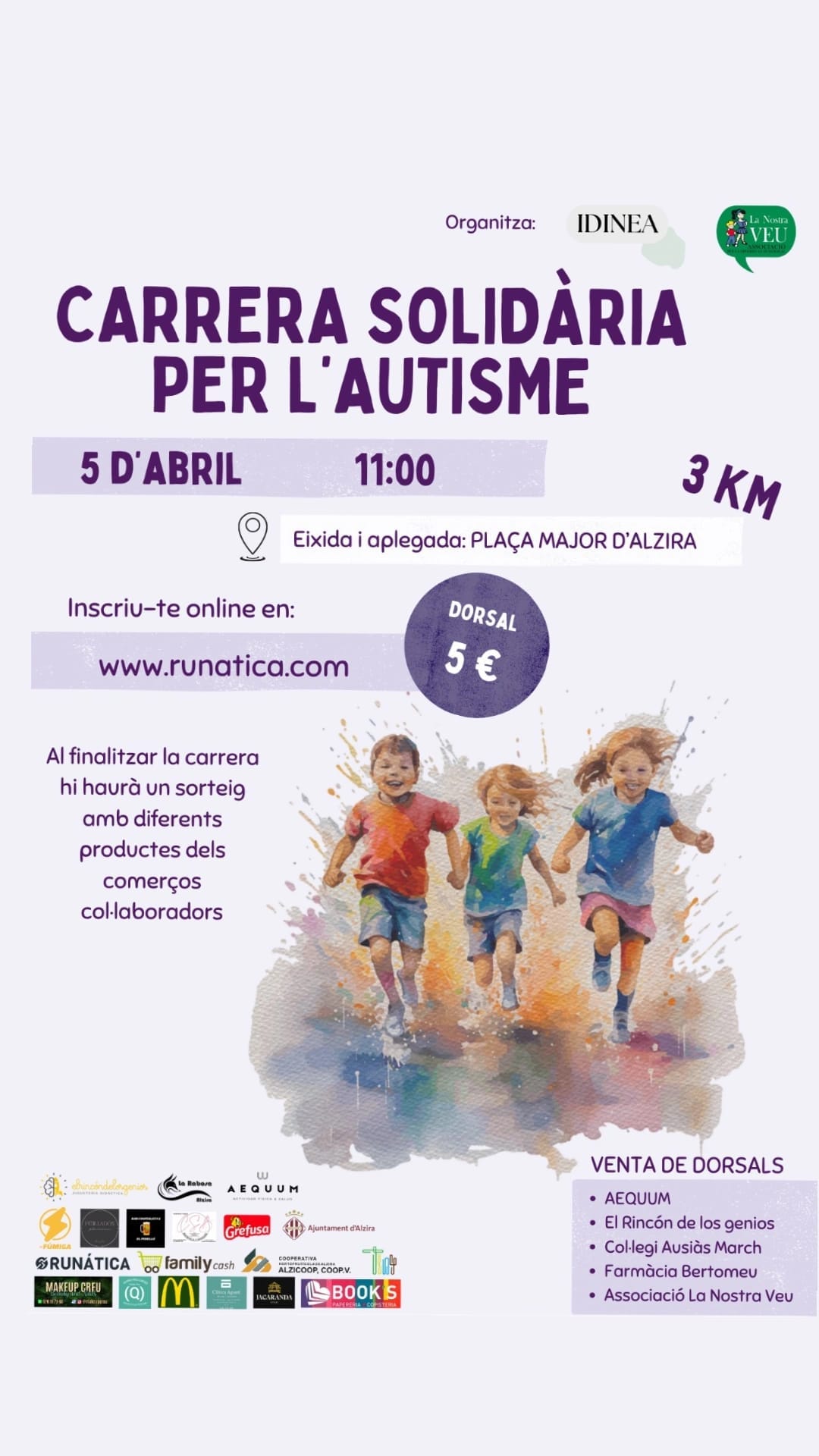 Carrera solidària per l’autisme