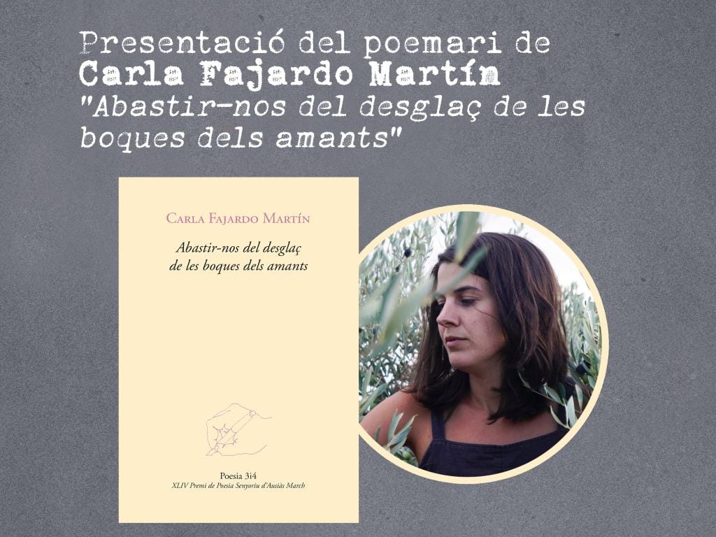 Dia Mundial de la Poesia amb la poeta Carla Fajardo Martín