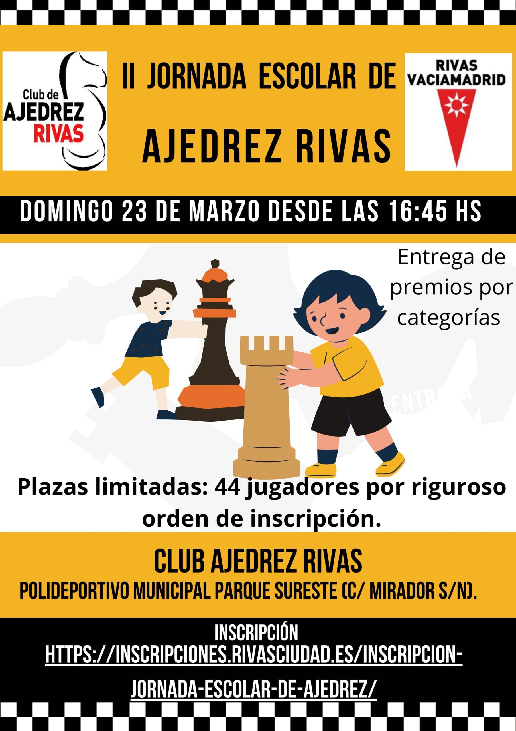 II Jornada Escolar de Ajedrez 24/25