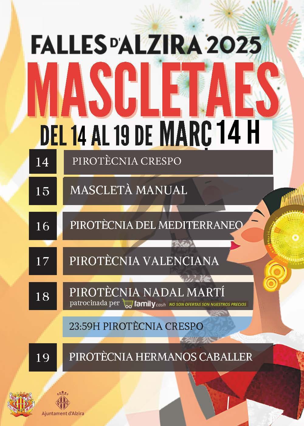 Mascletaes Fallas 2025
