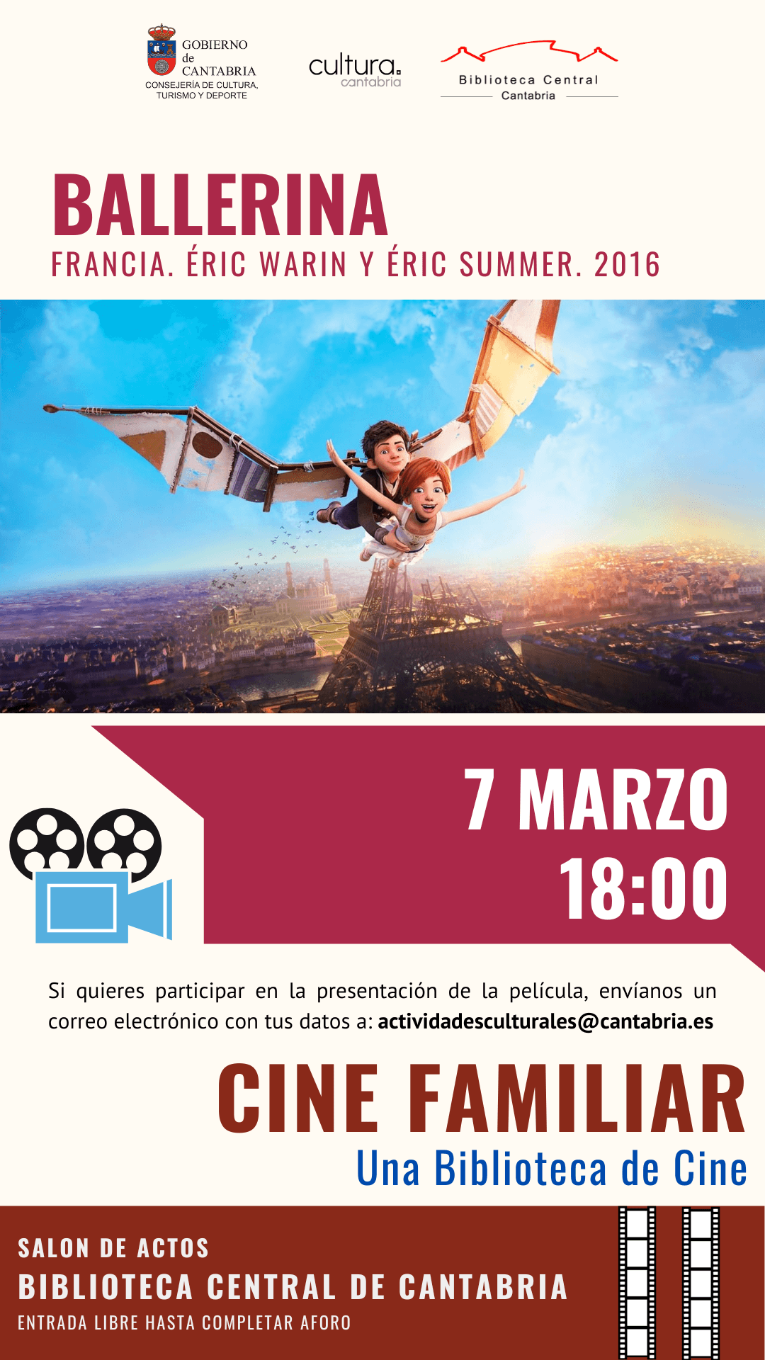 Cine familiar en la BCC: "Ballerina"