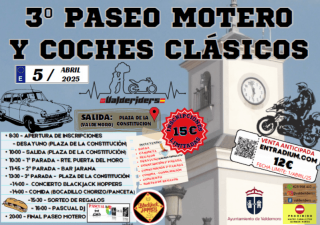 III Paseo Motero con coches clásicos