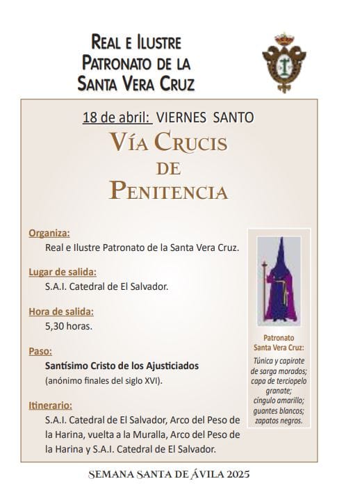 Semana Santa 2025. Vía Crucis de Penitencia