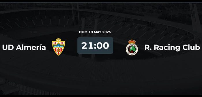 FÚTBOL – UD Almería vs. R. Racing Club