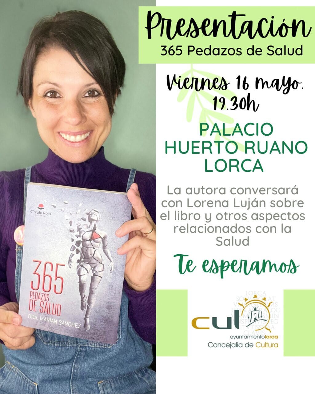 PRESENTACIÓN DEL LIBRO "365 PEDAZOS DE SALUD"