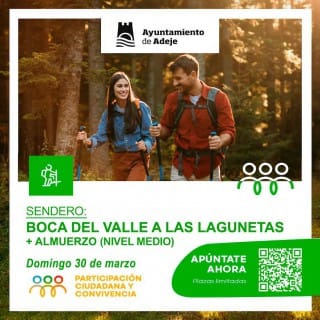 Caminando por la Vida: Boca del Valle a Las Lagunetas + Almuerzo (Nivel medio). Caminando por la vida . Adeje Convive