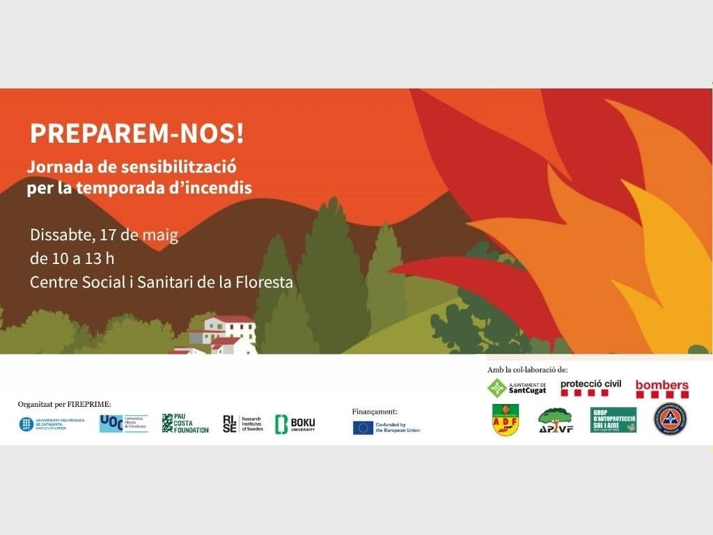 "Preparem-nos!" Jornada de sensibilització per a la temporada d'incendis a la Floresta