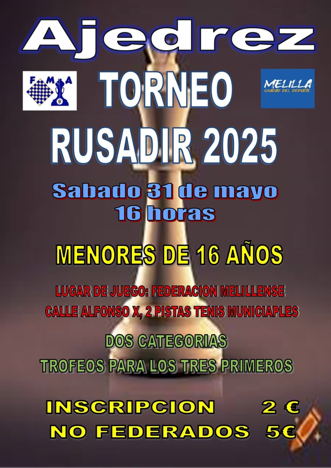 Torneo Rusadir 2025 de Ajedrez