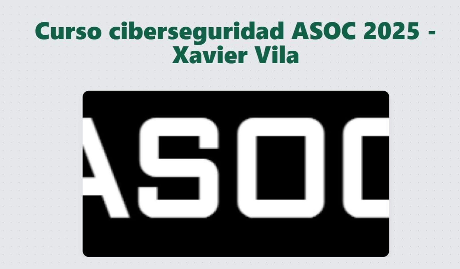 Curso en Ciberseguridad