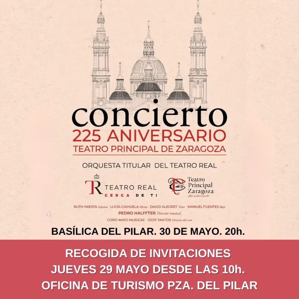Concierto 225 Aniversario Teatro Principal de Zaragoza