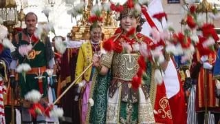 Alfombra de claveles para el Sant Jordiet