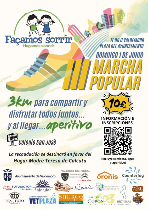 Marcha popular de la Asociación Façamos sorrir