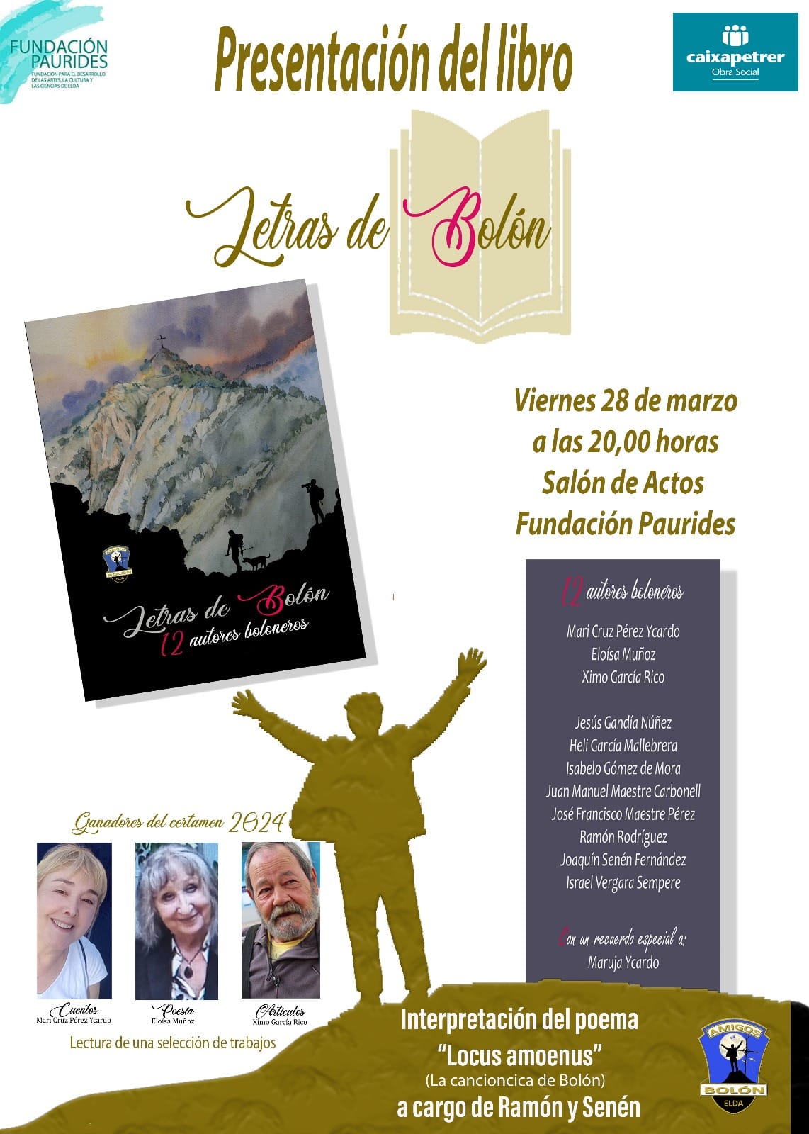PRESENTACIÓN DEL LIBRO “LETRAS DE BOLÓN. AUTORES BOLONEROS”