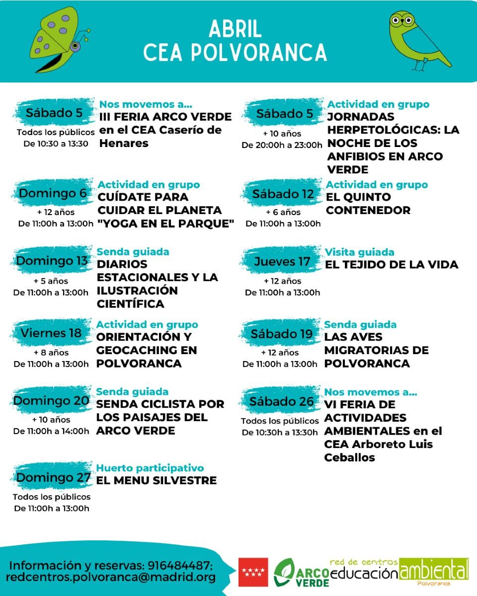 Orientación y geocaching en Polvoranca