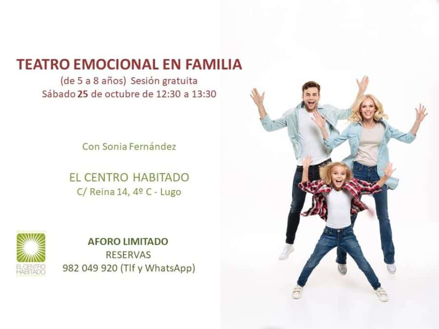 Teatro emocional en familia (de 5 a 8 años)