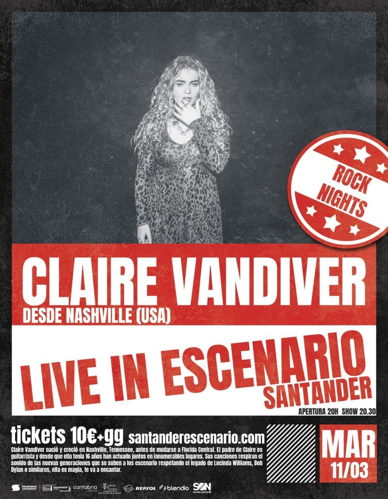 Claire Vandiver en Rock Nights