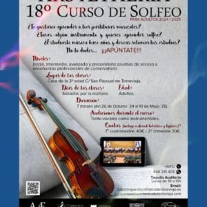 18º Curso de solfeo para adultos