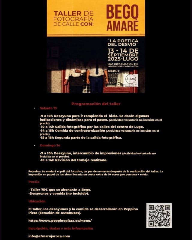 Taller de fotografía de calle 'La Poética del Desvío' con Bego Amaré