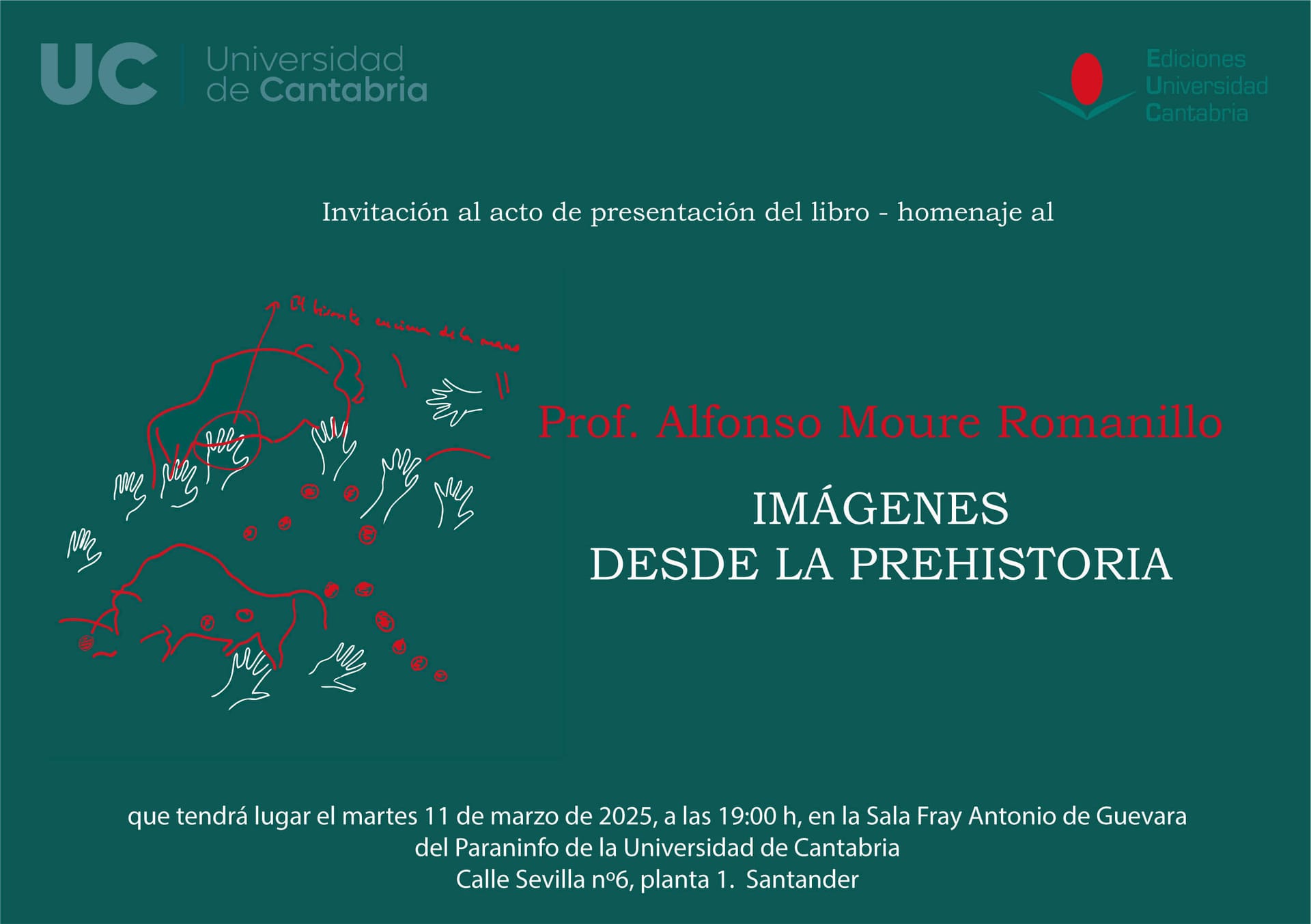 Presentación del libro-homenaje al profesor Alfonso Moure "Imágenes desde la Prehistoria"