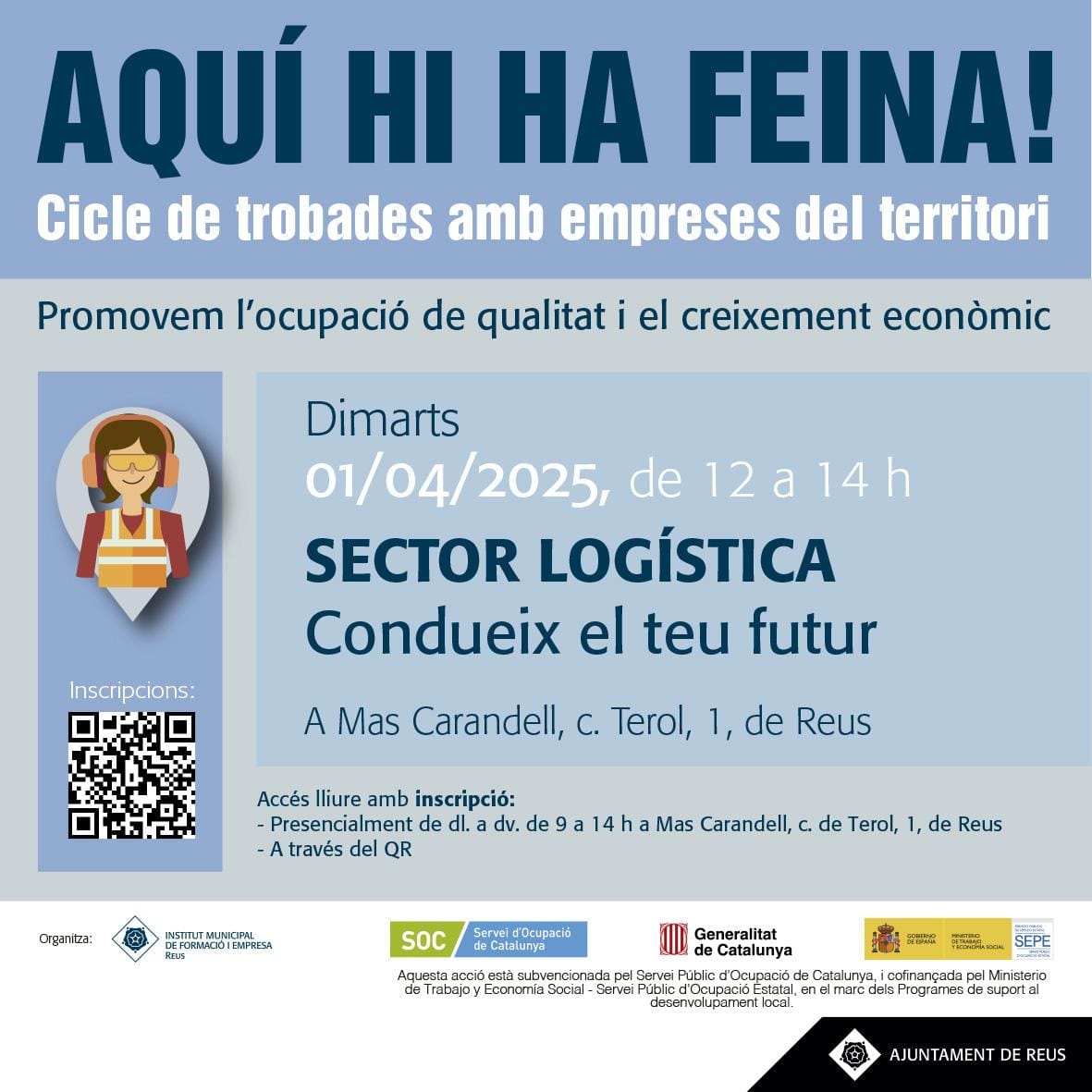 ¡Aquí hay trabajo! Sector Logística