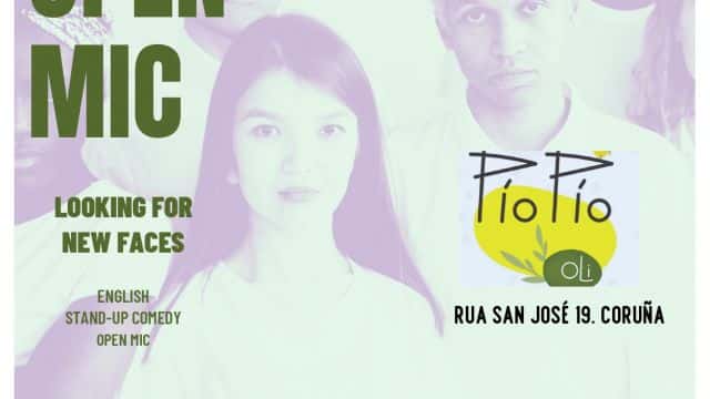 Comedia y Cena en Inglés - WTF Open Mic