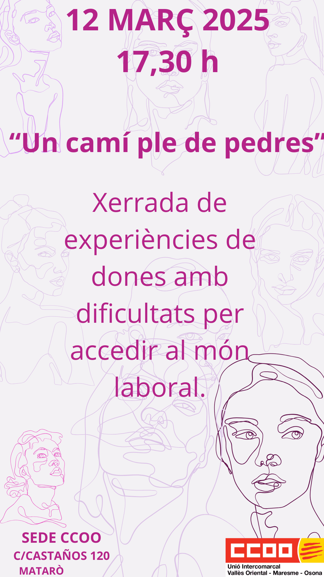 Xerrada col路loqui: "Un cam铆 ple de pedres"