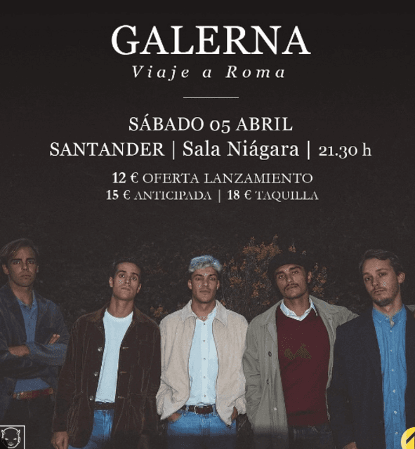 Galerna presenta en directo Viaje a Roma