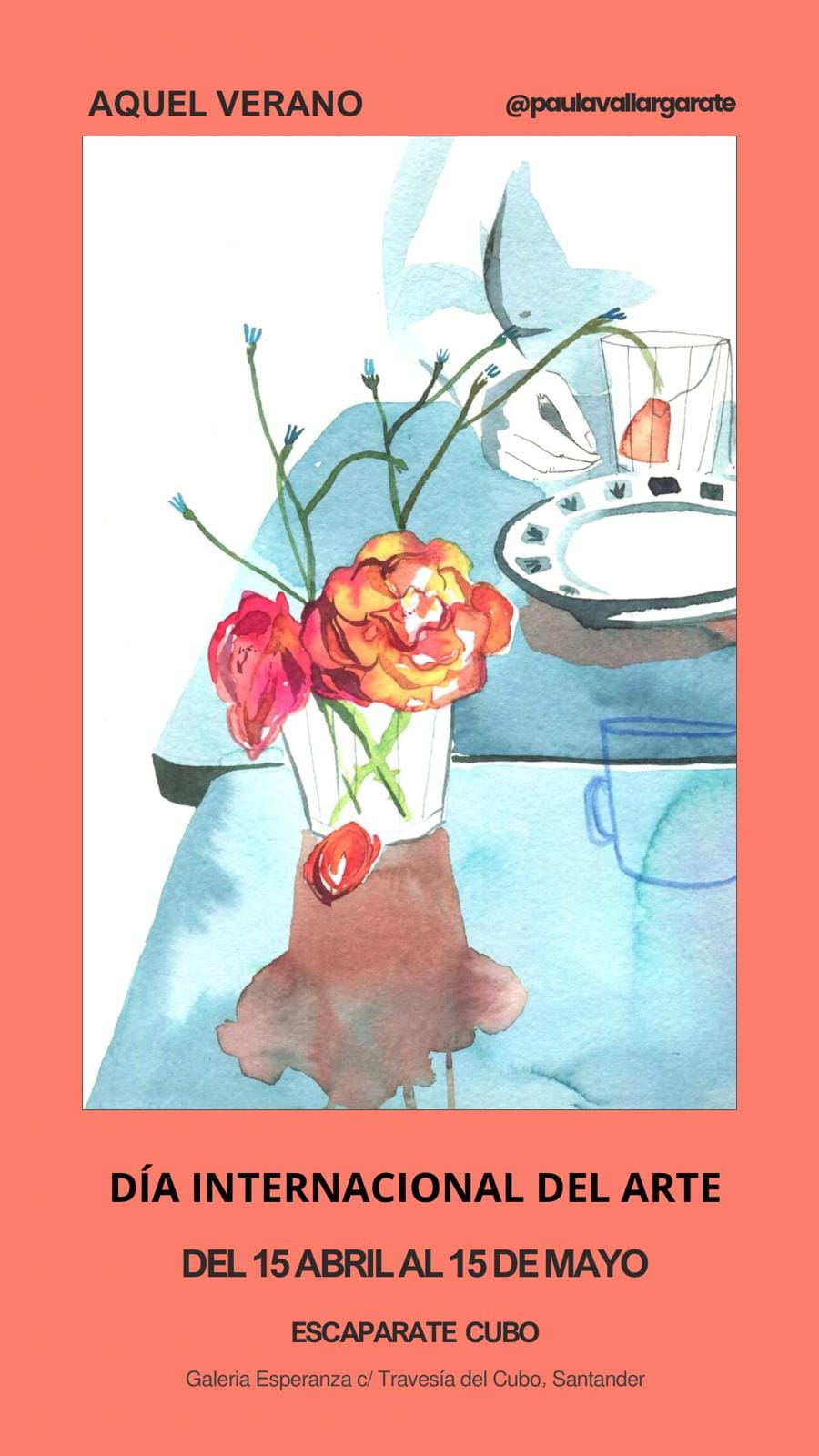 Apertura de la muestra "Aquel Verano", de Paula Vallar, en Escaparate Cubo