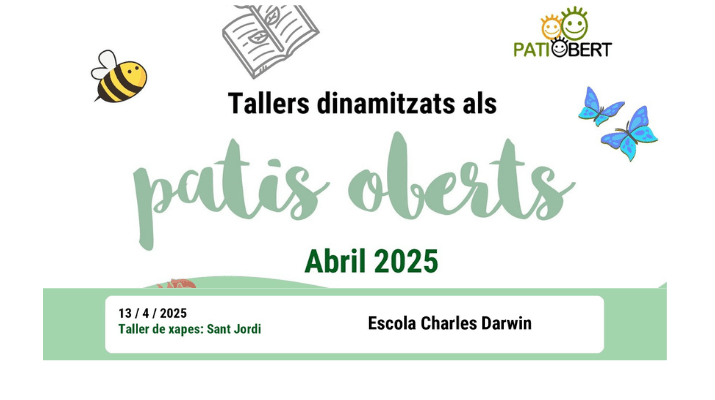 Taller Dinamitzat Pati Obert: Taller de xapes Sant Jordi