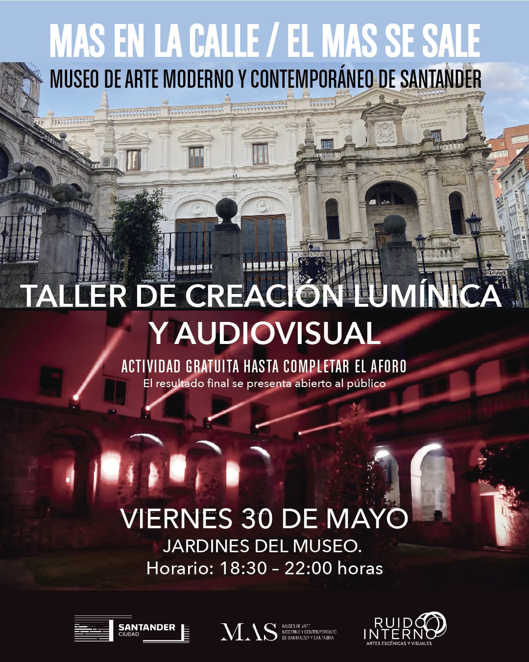 Taller de creación lumínica y audiovisual