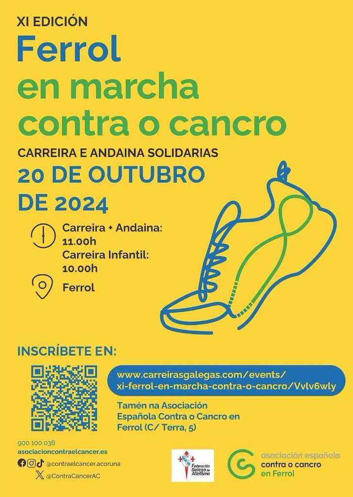 XII Ferrol, en Marcha Contra o Cancro
