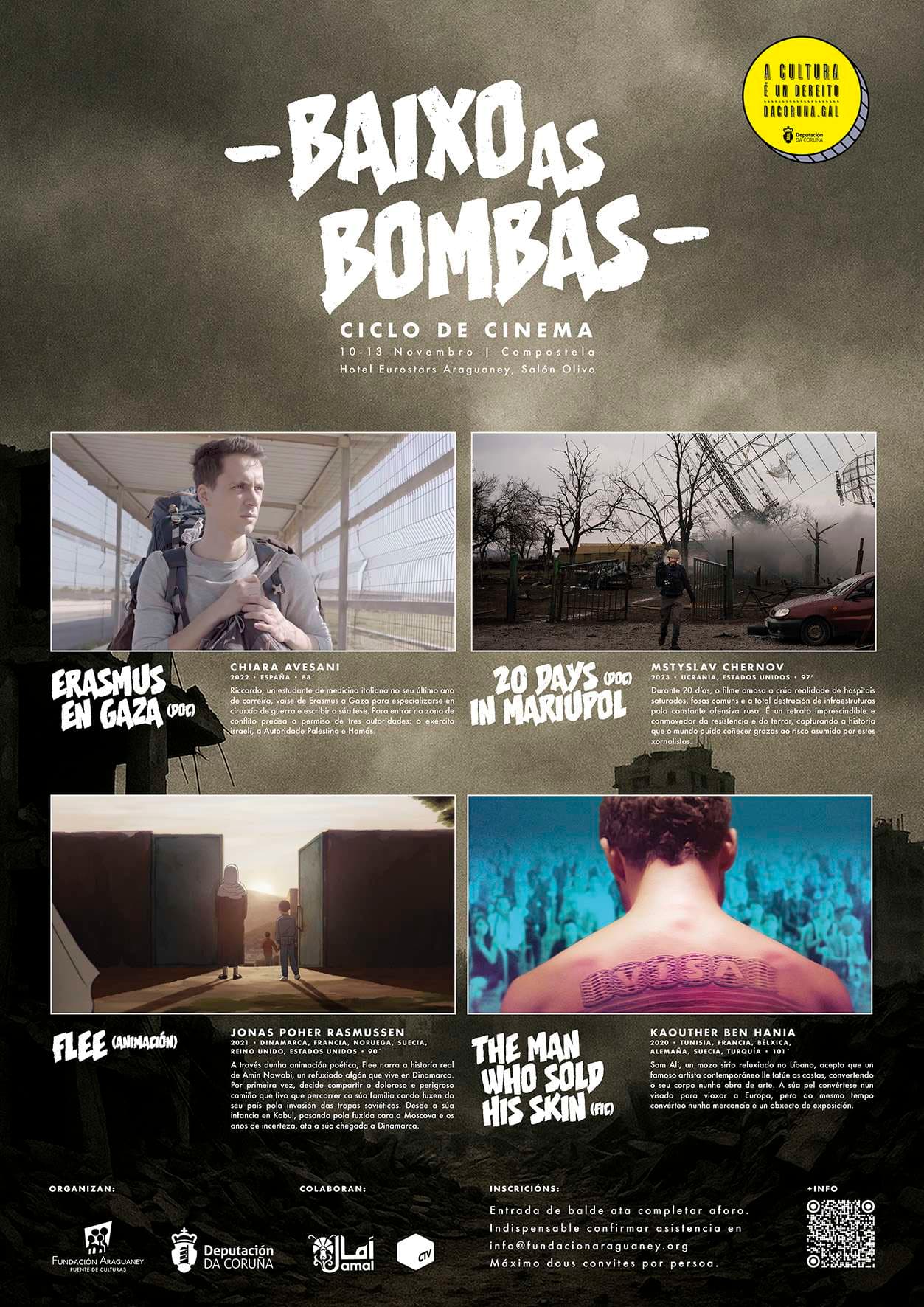 Ciclo de cine árabe 'Cinema baixo as bombas'