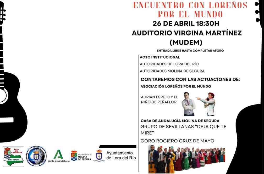 Encuentro cultural entre la Casa de Andalucía de Molina de Segura y la Asociación Cultural “Loreños por el mundo”